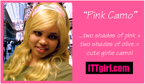 Pink Camo Headband